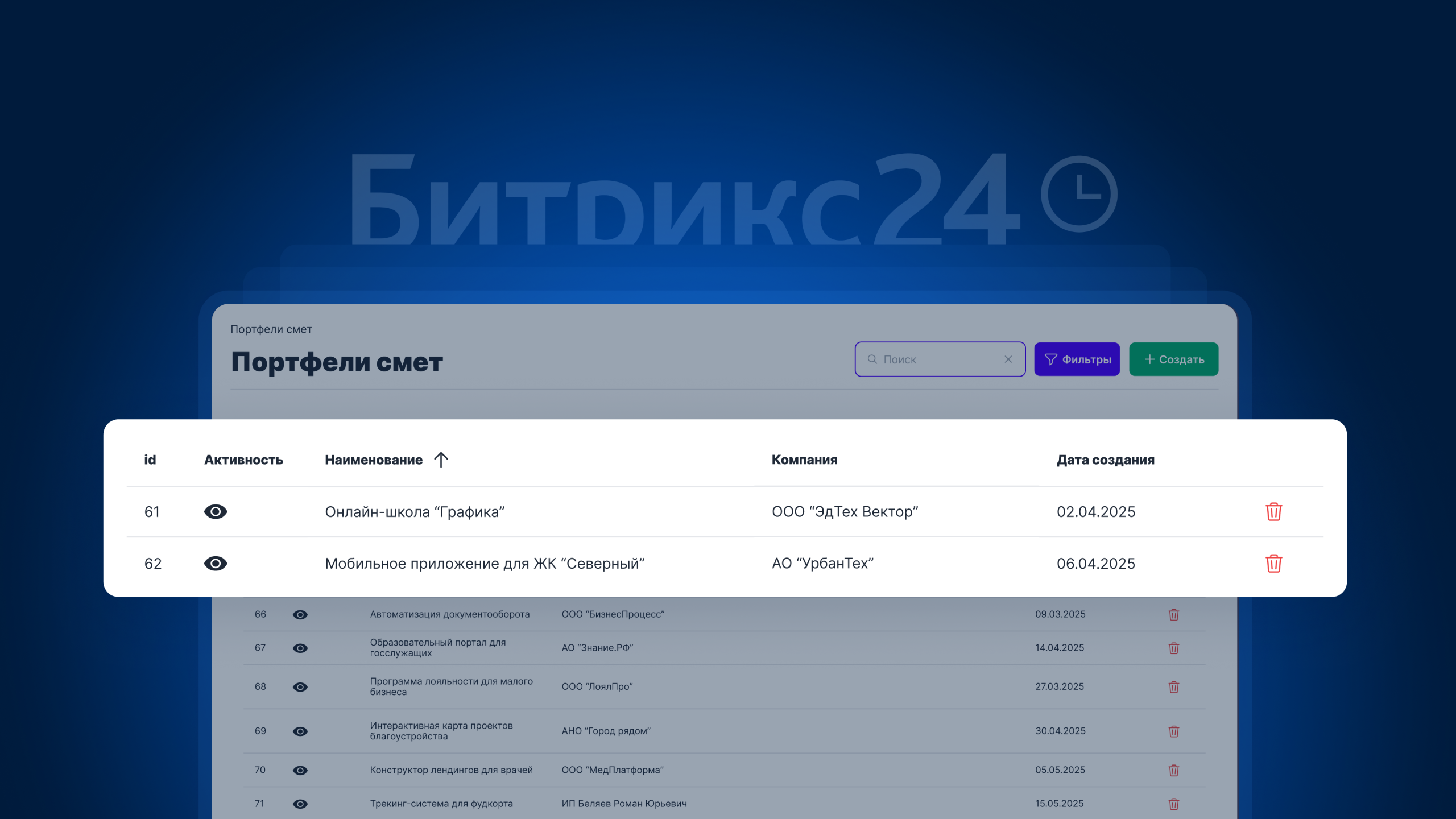 Разработка веб-приложения для управления сметами вместо таблиц